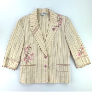 ST. JOHN $898 Women’s Floral Print Blazer